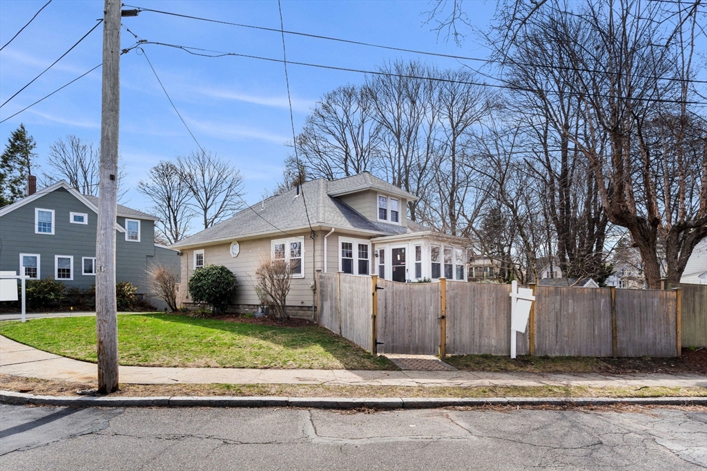 109 Linden Road Melrose, MA 02176 - Photo 11 of 15 a front view of house with yard and green space