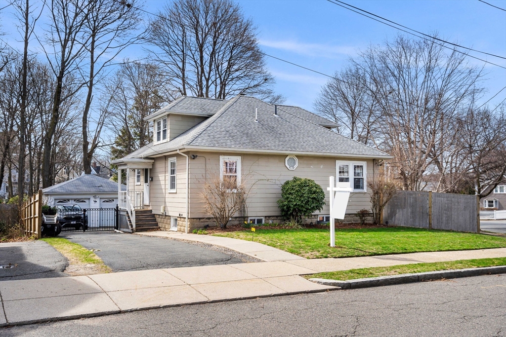 109 Linden Road Melrose, MA 02176 - Photo 3 of 15 a front view of house with yard and green space