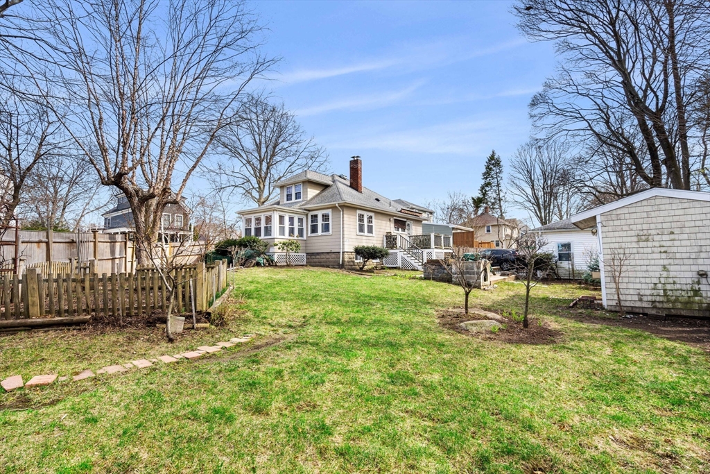 109 Linden Road Melrose, MA 02176 - Photo 8 of 15 a house view with swimming pool and porch