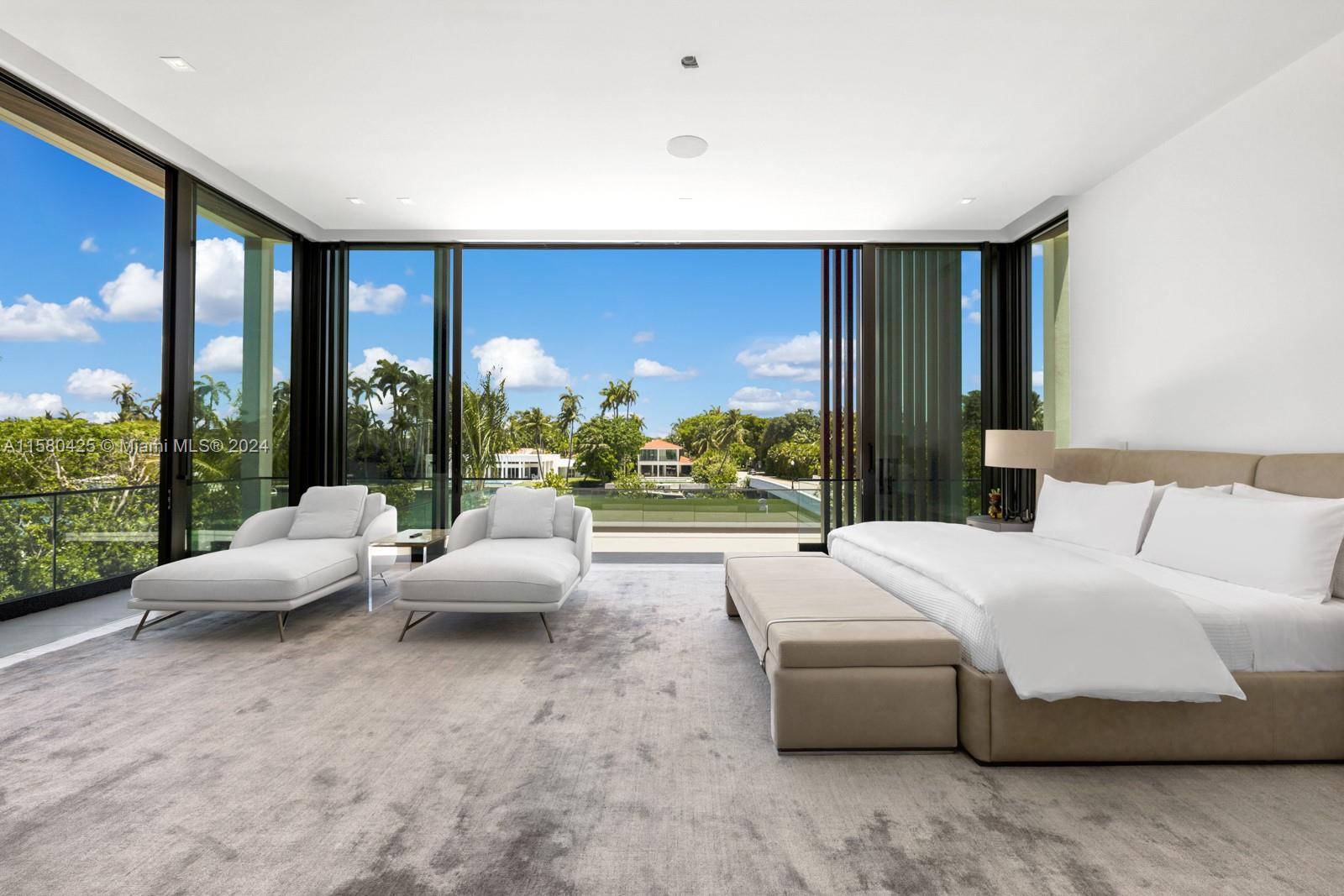 2700 Sunset Drive Miami Beach, FL 33140 - Photo 26 of 40 a room with a bed and glass window