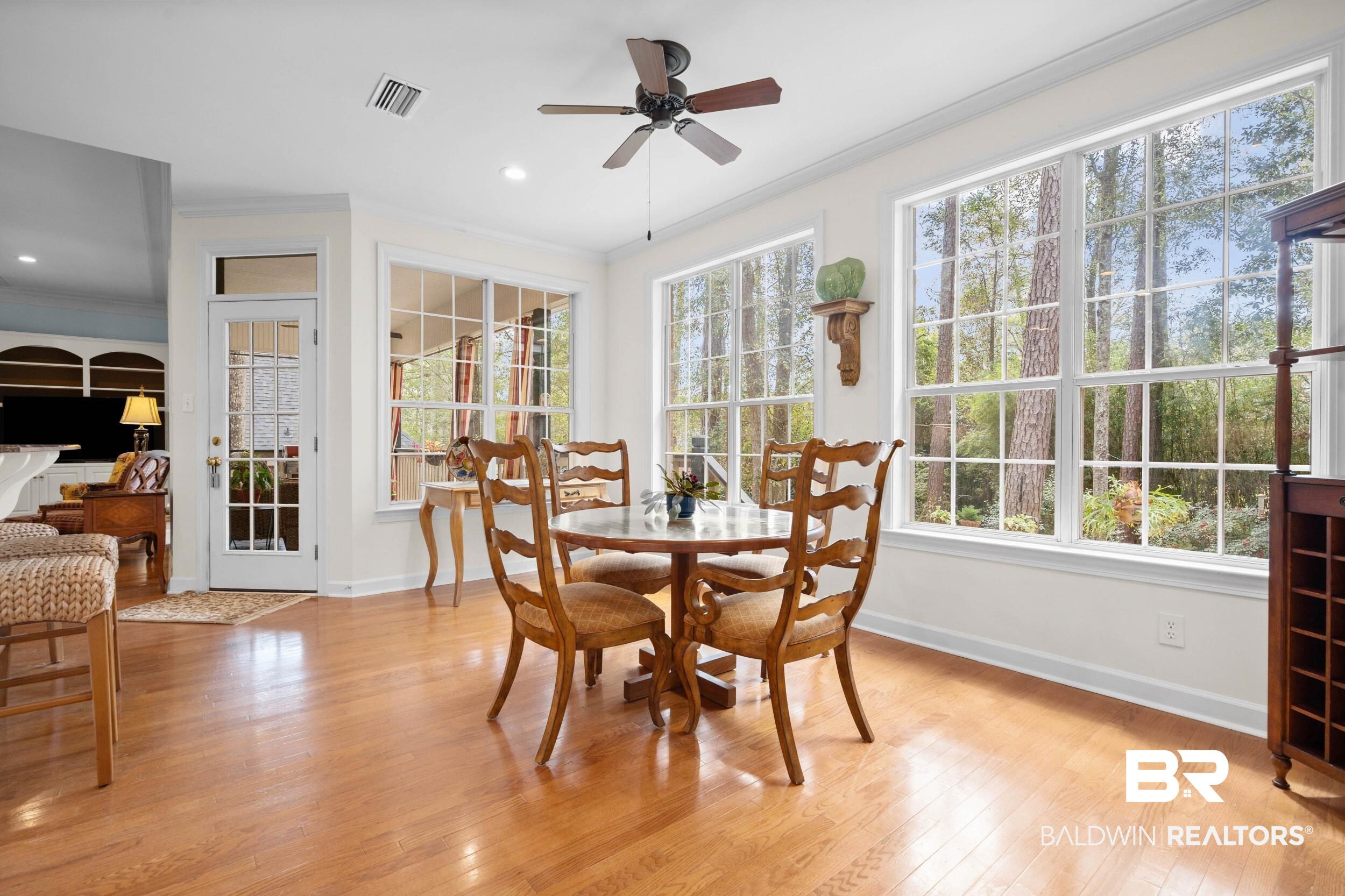 104 Pebble Court Fairhope, AL 36532 - Photo 27 of 73 Lovely breakfast room overlooks back yard
