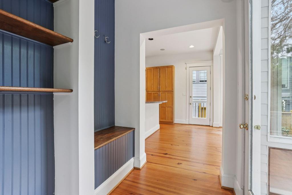 36 South Prado Northeast Atlanta, GA 30309 - Photo 13 of 31 a view of a hallway with wooden floor