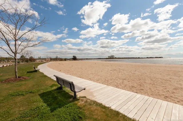 a view of outside space swimming pool and an ocean view