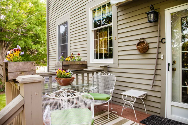 a view of balcony and patio