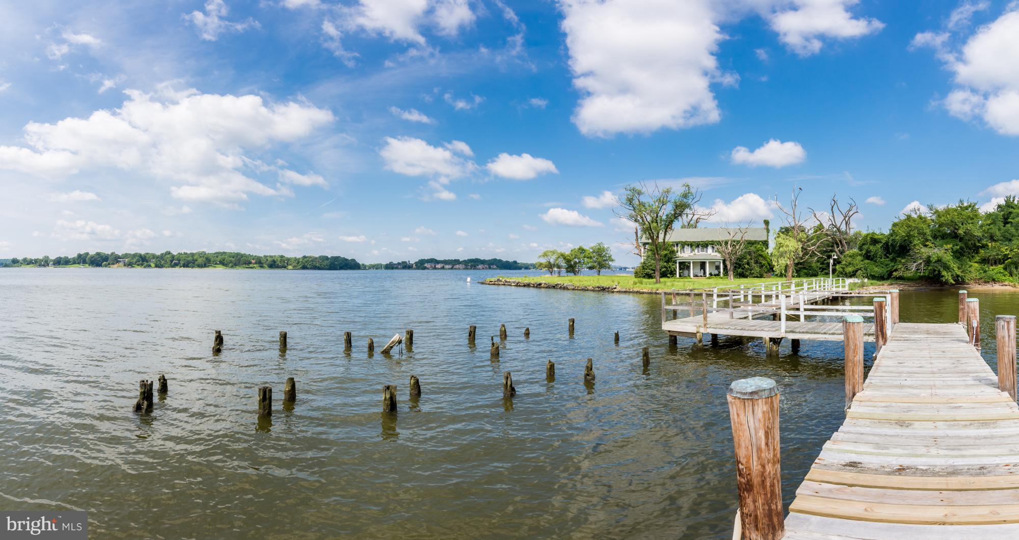 400 Ferry Point Road Annapolis, MD 21403 - Photo 8 of 24 View from end of pier/dock