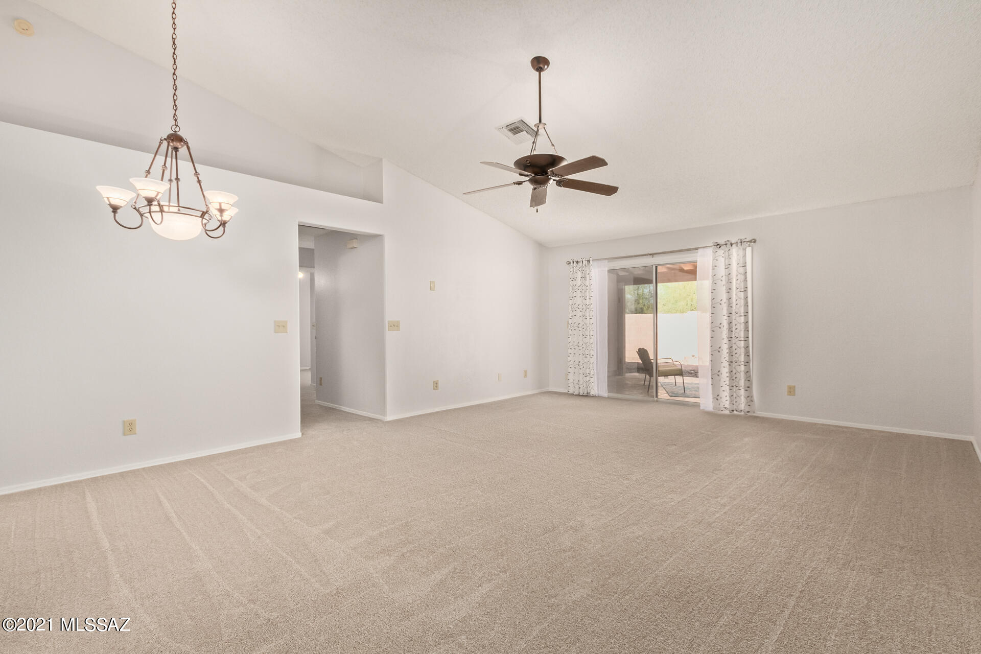 3034 West Sky Ranch Trail Tucson, AZ 85742 - Photo 5 of 27 a view of empty room with windows
