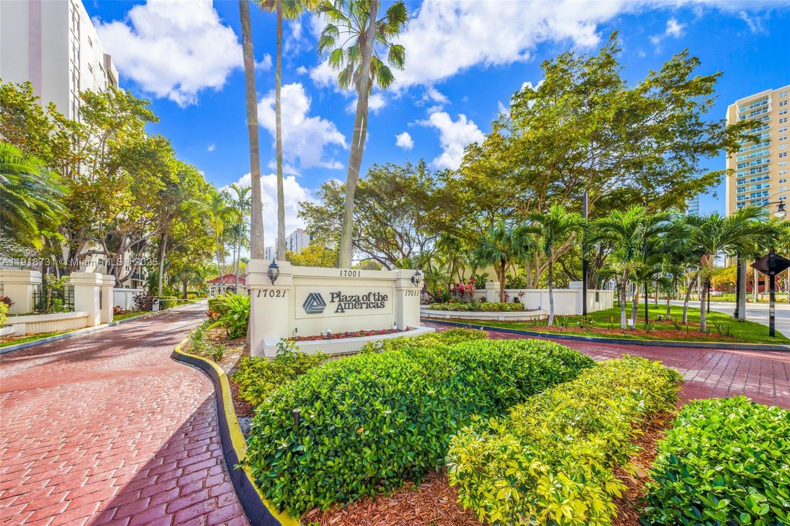 a sign board with street view