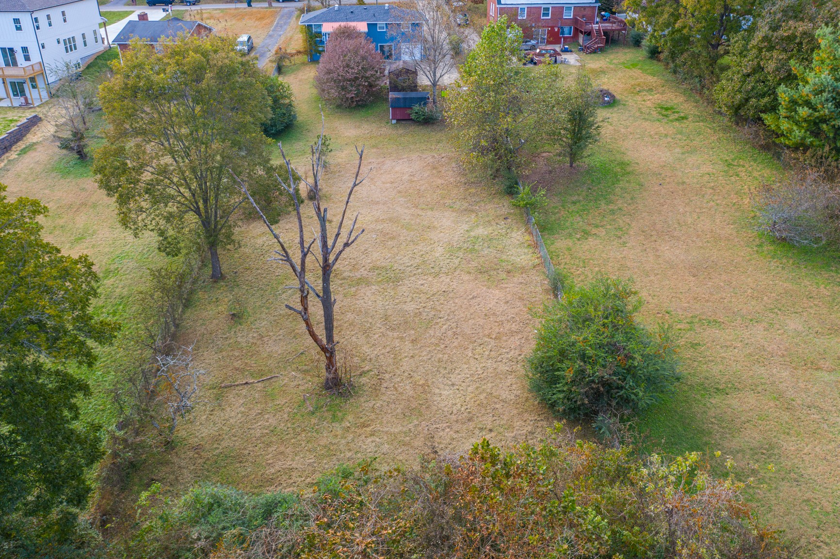 1005 B Mitchell Road Nashville, TN 37206 - Photo 25 of 25 a view of a yard with plants and wooden fence