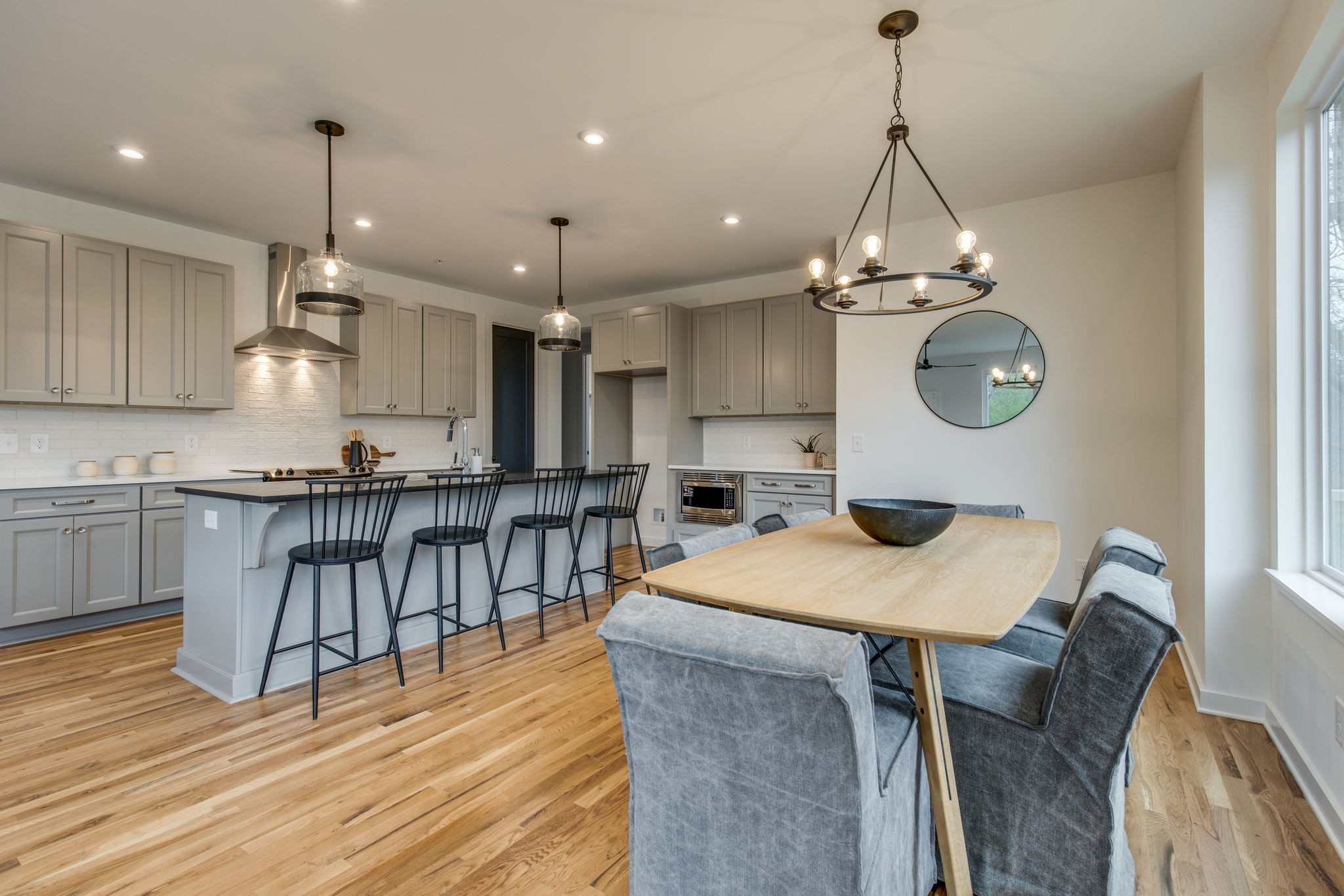 1005 B Mitchell Road Nashville, TN 37206 - Photo 7 of 25 a kitchen with sink cabinets and wooden floor