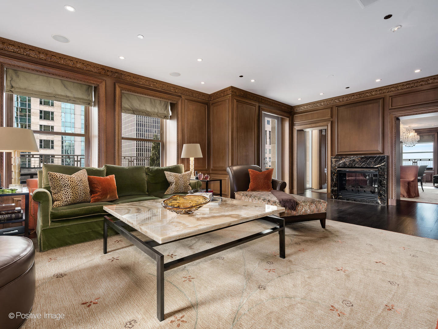 159 East Walton Place, Unit 18A Chicago, IL 60611 - Photo 12 of 54 a living room with furniture and a table