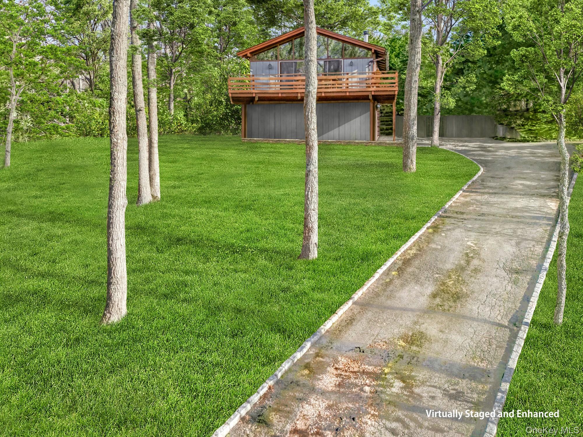 292 Little Fresh Pond Road Southampton, NY 11968 - Photo 4 of 46 Virtually Staged & Enhanced, Front Of House