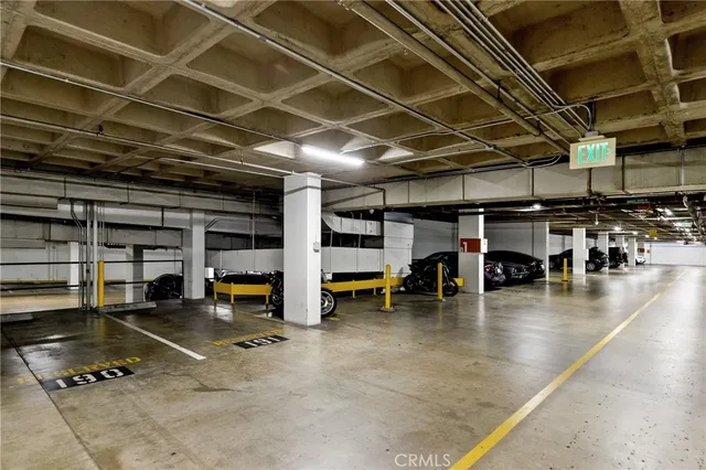 a view of a gym with wooden floor