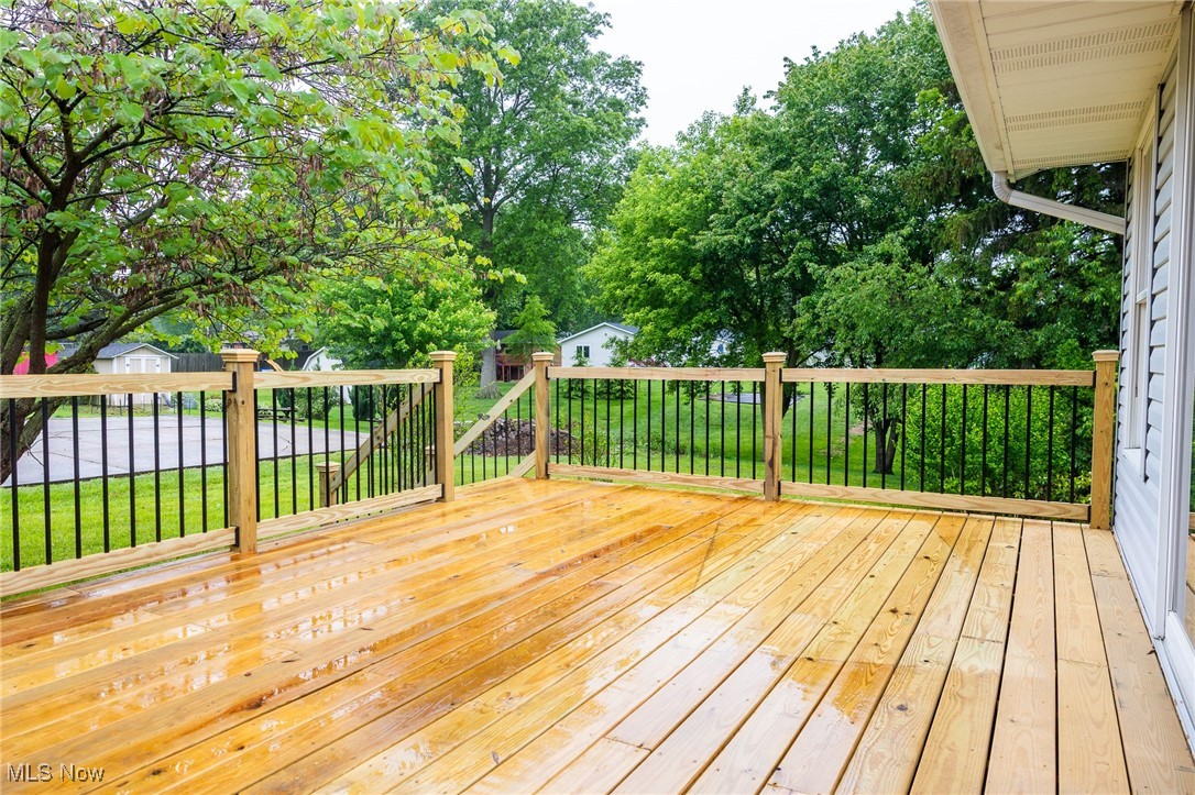 55 Elm Street Rittman, OH 44270 - Photo 9 of 46 Deck with view of wooded area