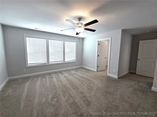 a view of a room with rack on the wall