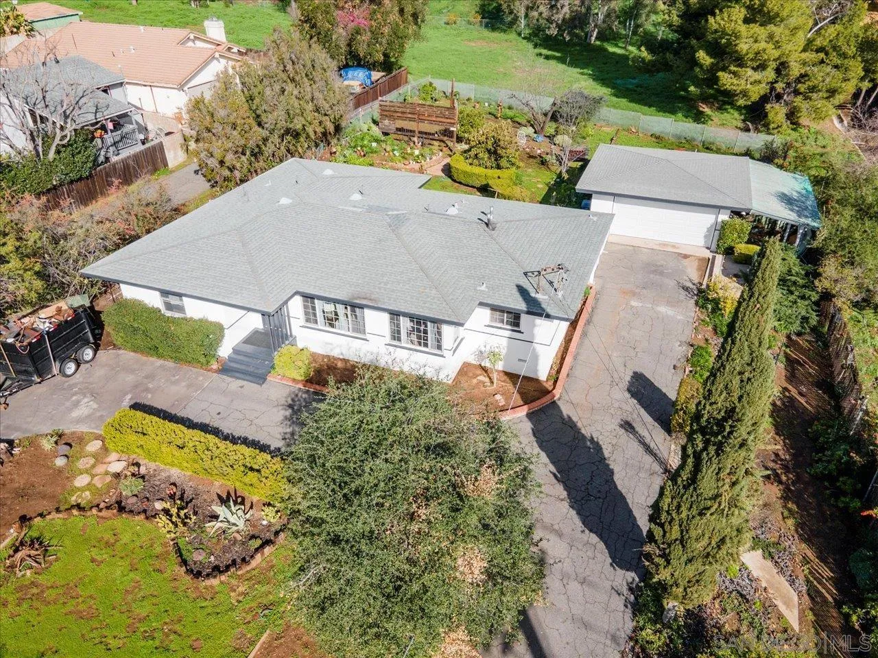 506 Brotherton Road Escondido, CA 92025 - Photo 30 of 31 an aerial view of a house