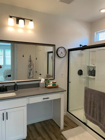 a bathroom with a toilet