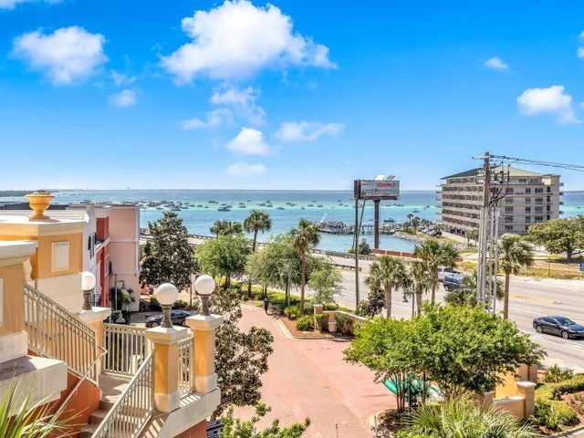 a view of a city with tall buildings