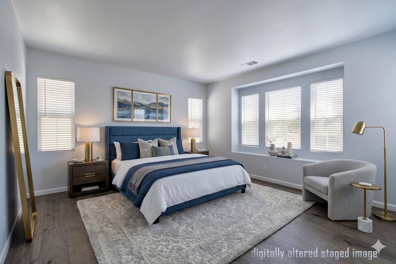 2715 Shellgate Circle Hayward, CA 94545 - Photo 21 of 47 a spacious bedroom with a bed and glass window
