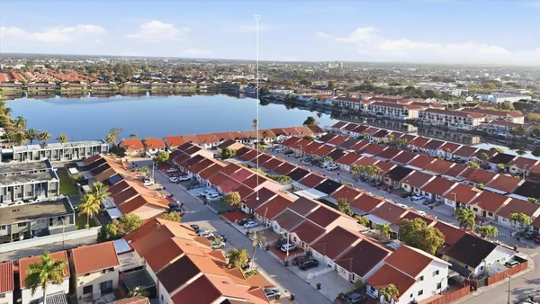 an aerial view of city