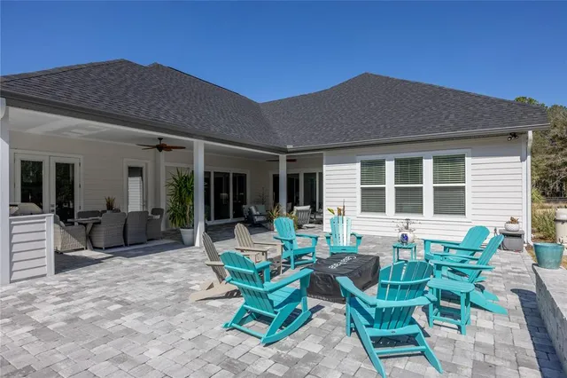 a view of a house with a outdoor space