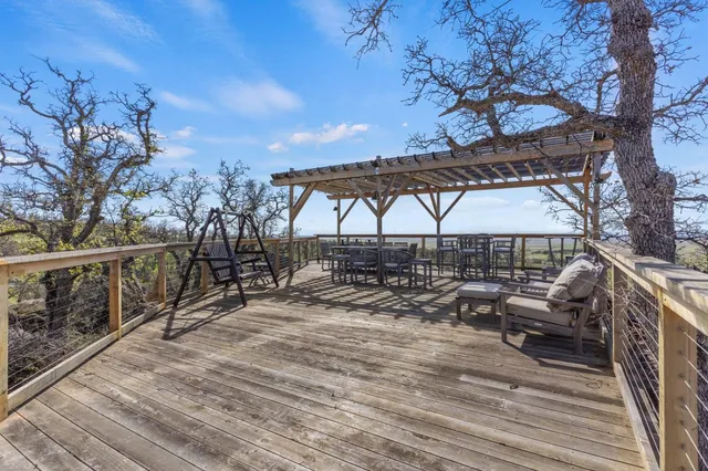 a outdoor space with patio lots of furniture