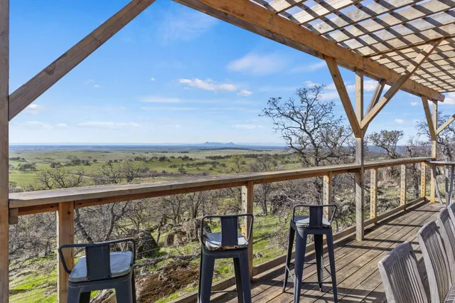 a view of a lake with a mountain