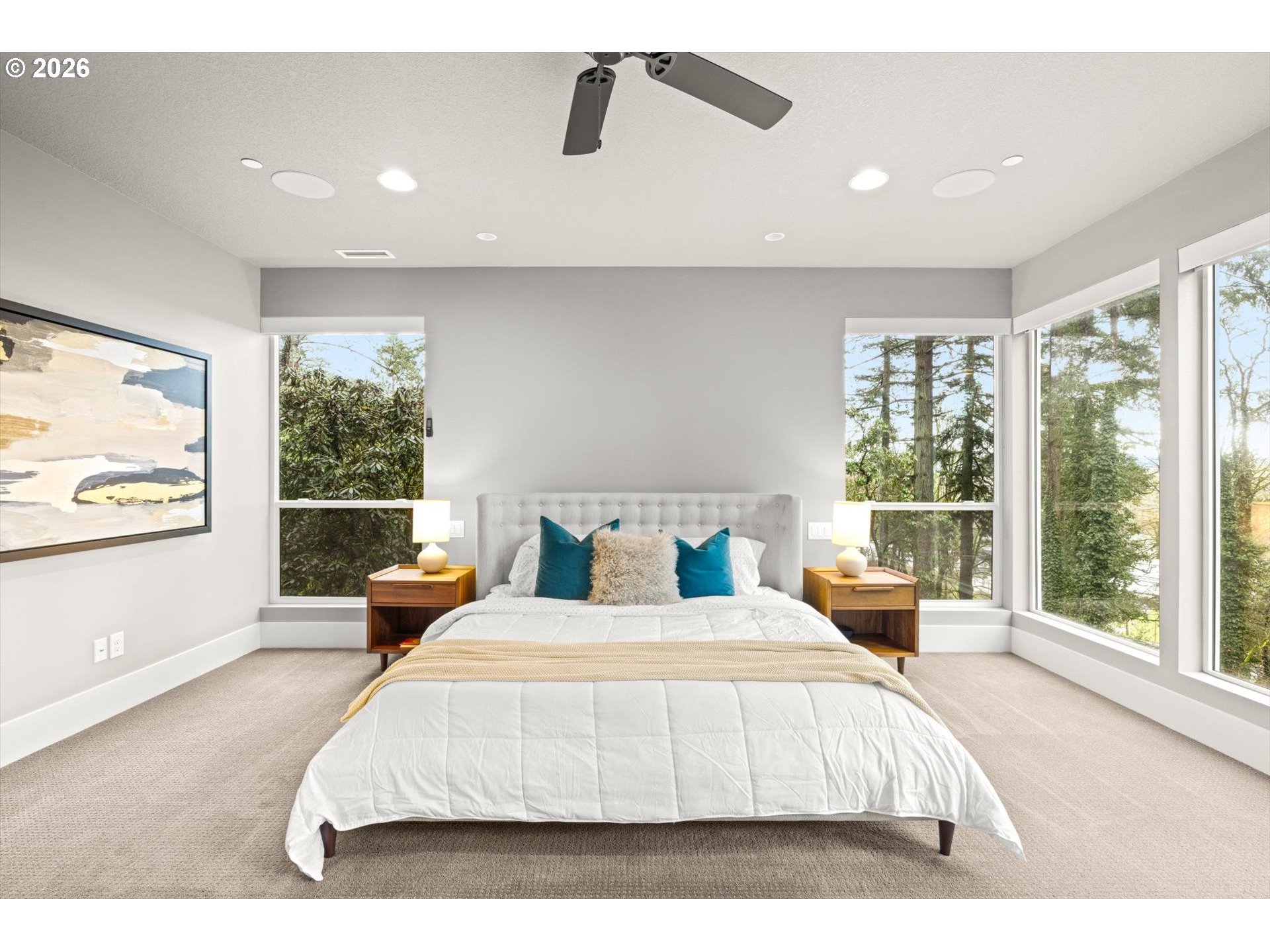 2193 Northeast 3rd Avenue Camas, WA 98607 - Photo 15 of 32 a bedroom with a bed and large window