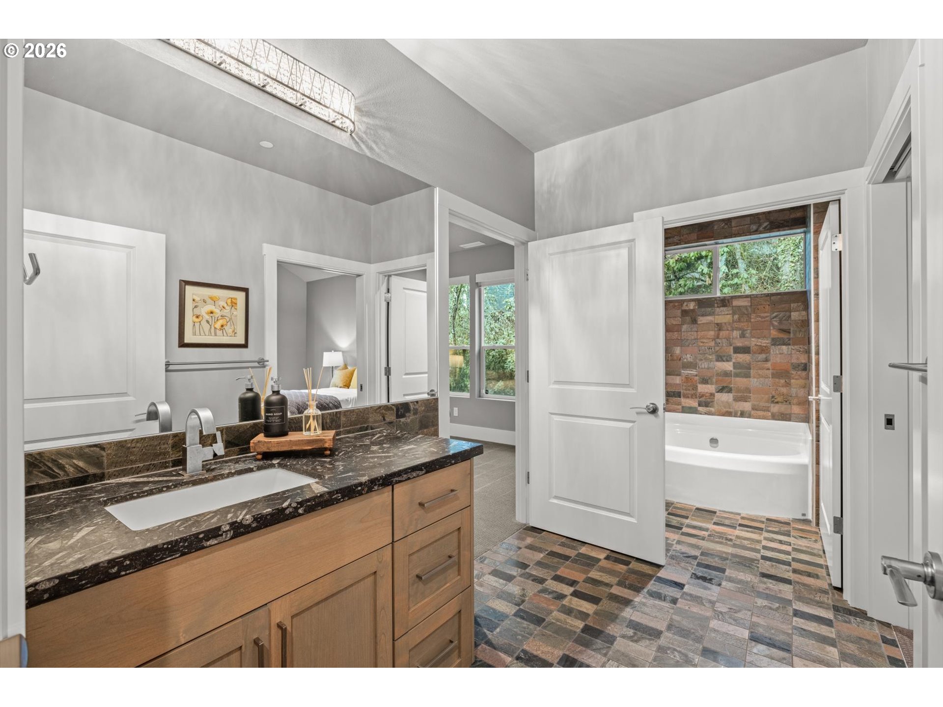 2193 Northeast 3rd Avenue Camas, WA 98607 - Photo 21 of 32 a kitchen with a refrigerator and a sink