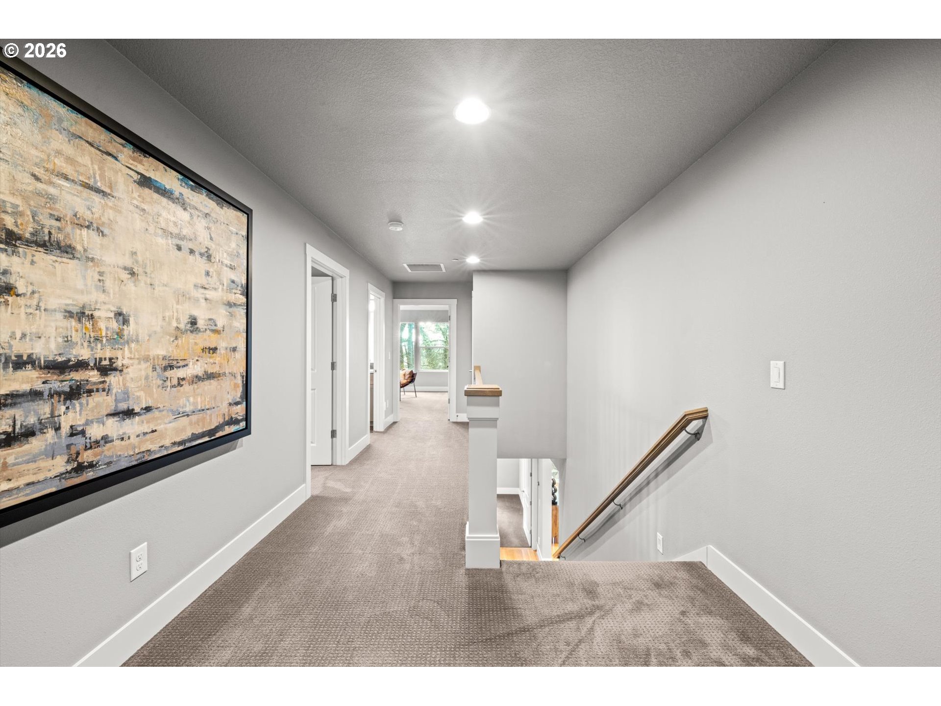 2193 Northeast 3rd Avenue Camas, WA 98607 - Photo 23 of 32 a view of a hallway with wooden floor