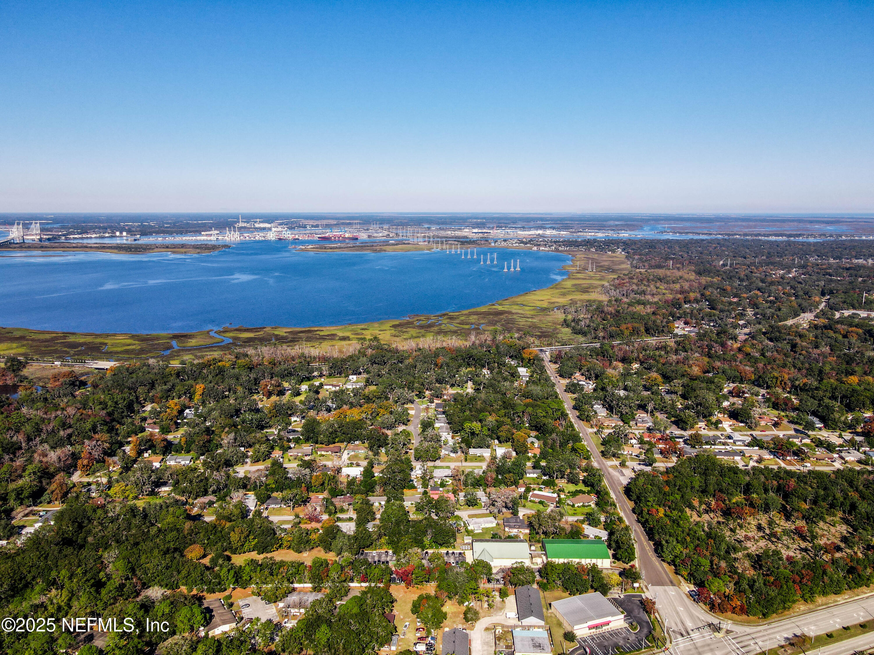 10640 Hemming Road Jacksonville, FL 32225 - Photo 33 of 46 an aerial view of residential building and an ocean