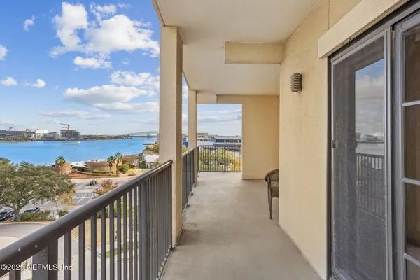 a terrace view with sitting space