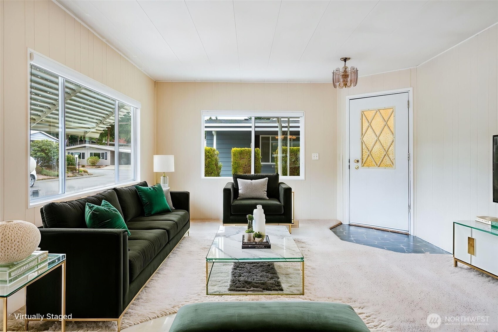 201 Union Avenue Southeast, Unit 111 Renton, WA 98059 - Photo 5 of 40 a living room with furniture and a large window