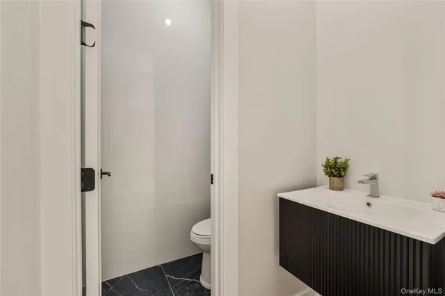 a bathroom with a sink and a toilet