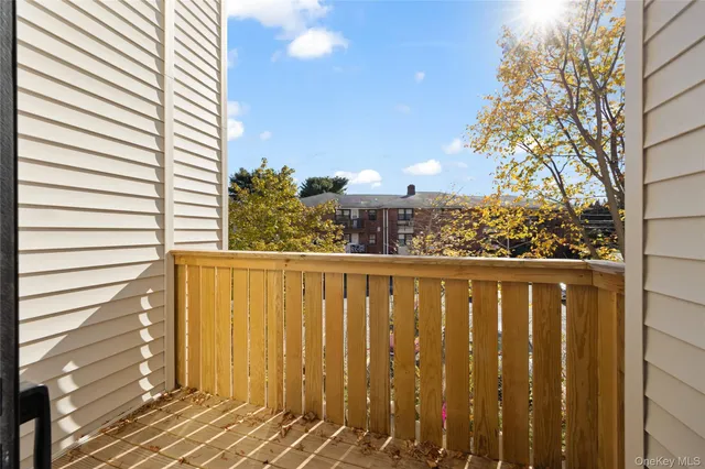 a city view from balcony