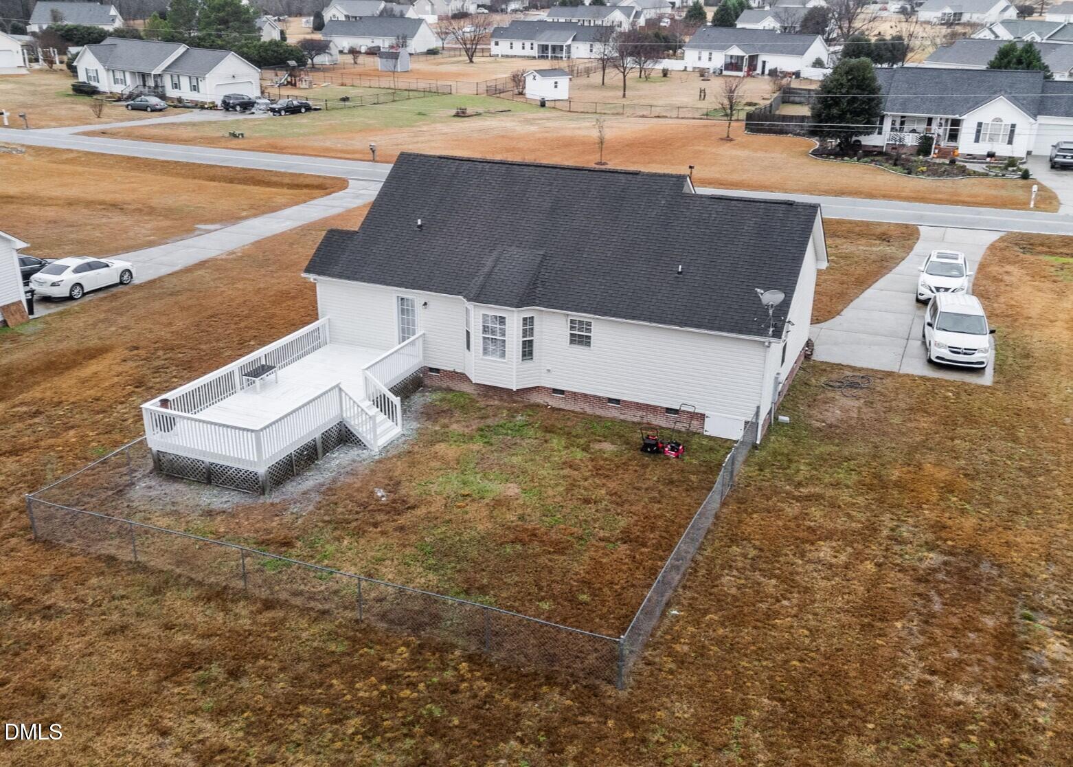 1275 Smith Road Smithfield, NC 27577 - Photo 37 of 41 an aerial view of residential houses with outdoor space