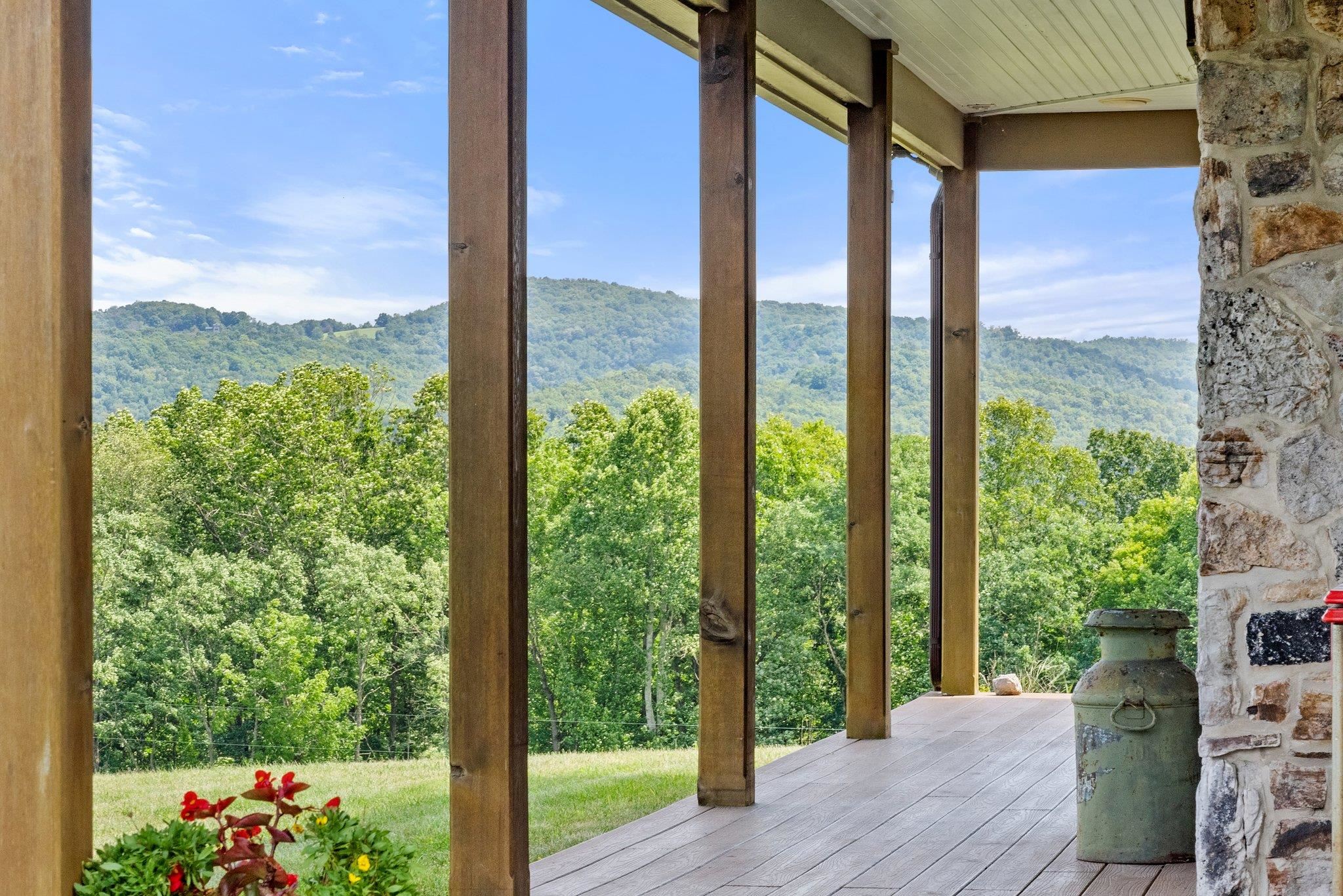 5237 Doe Hill Road McDowell, VA 24458 - Photo 16 of 75 a view of a garden from a window