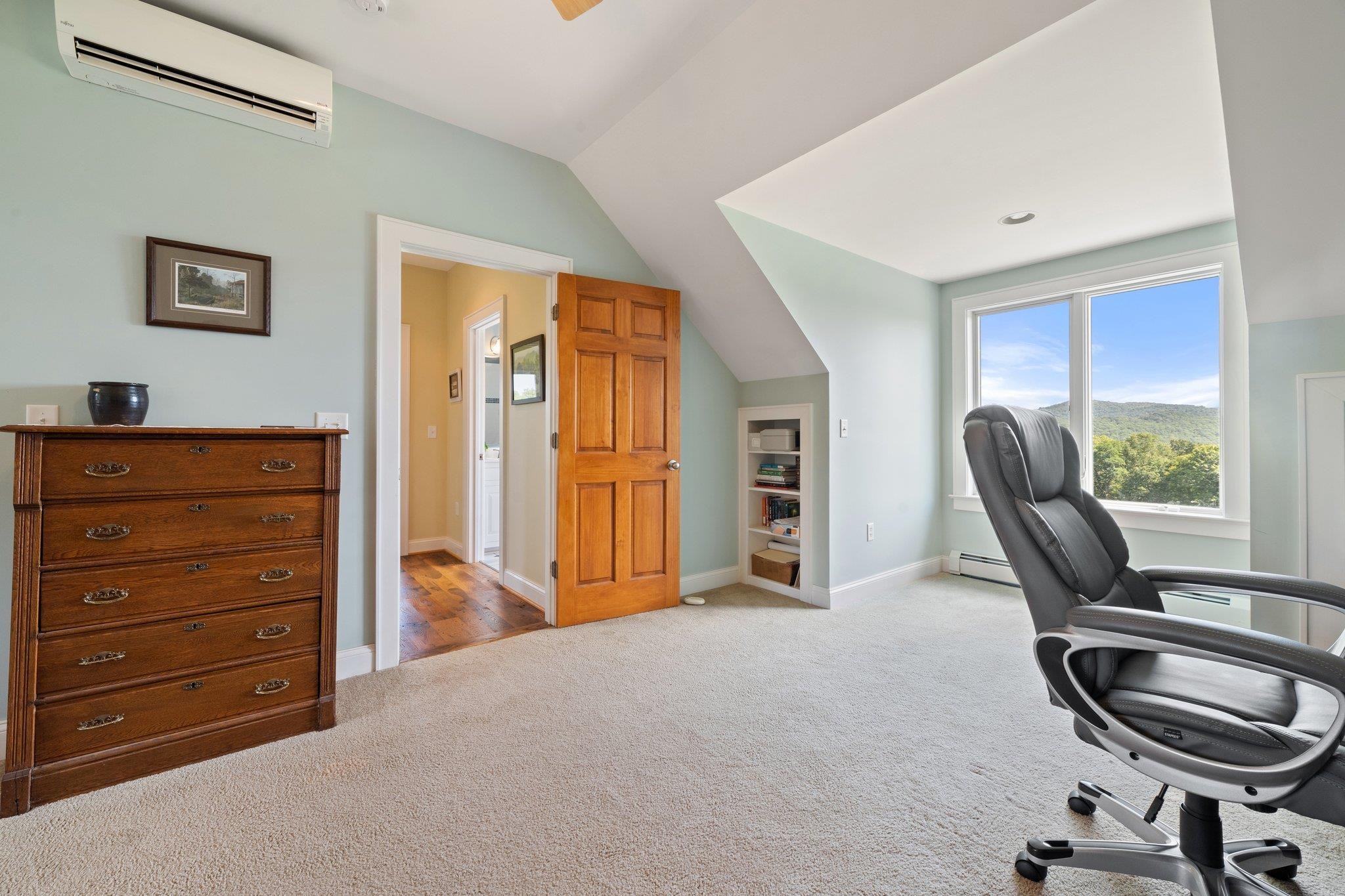 5237 Doe Hill Road McDowell, VA 24458 - Photo 59 of 75 a view of a workspace with furniture and a window