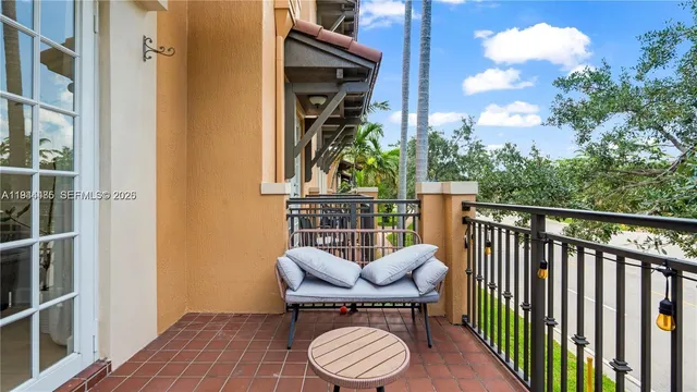 a view of balcony and patio