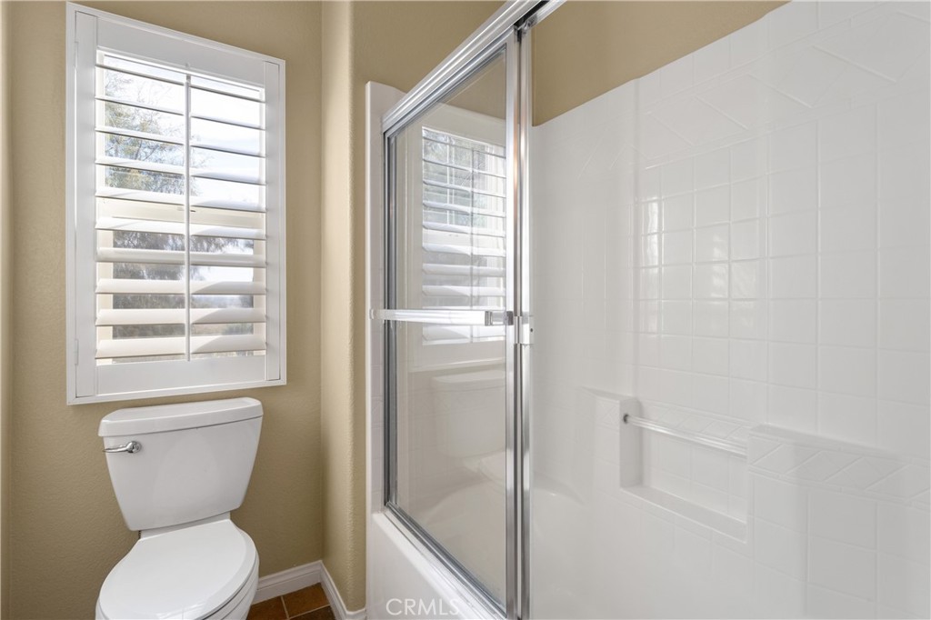 28817 Edenton Way Temecula, CA 92591 - Photo 37 of 56 a bathroom with a toilet and a shower