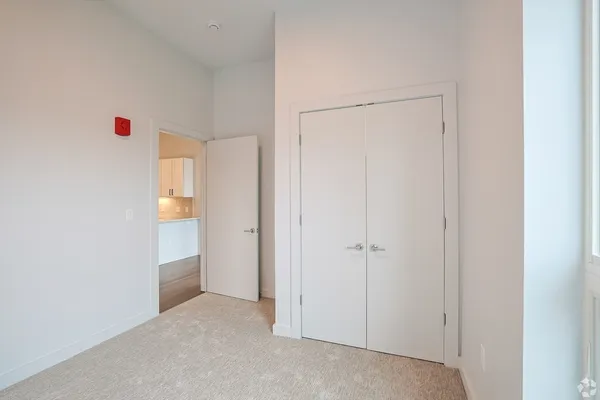 a view of an empty room