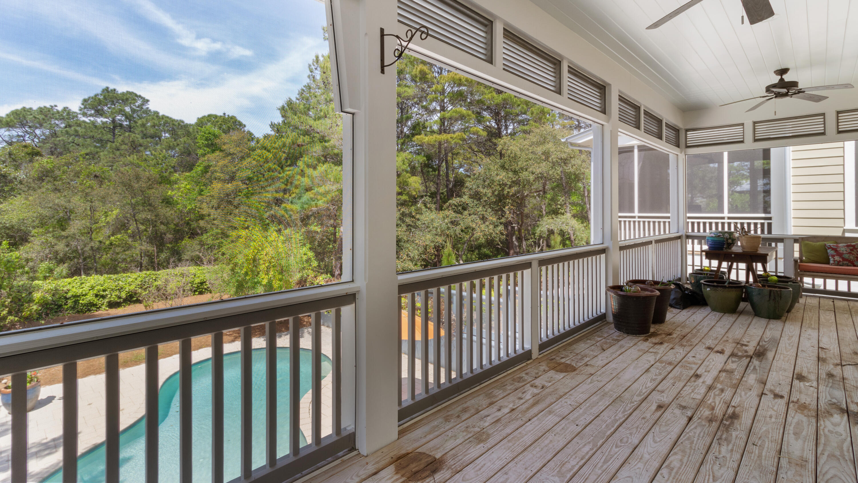 153 Okeechobee West Santa Rosa Beach, FL 32459 - Photo 53 of 85 Large Porch off of the Living Area