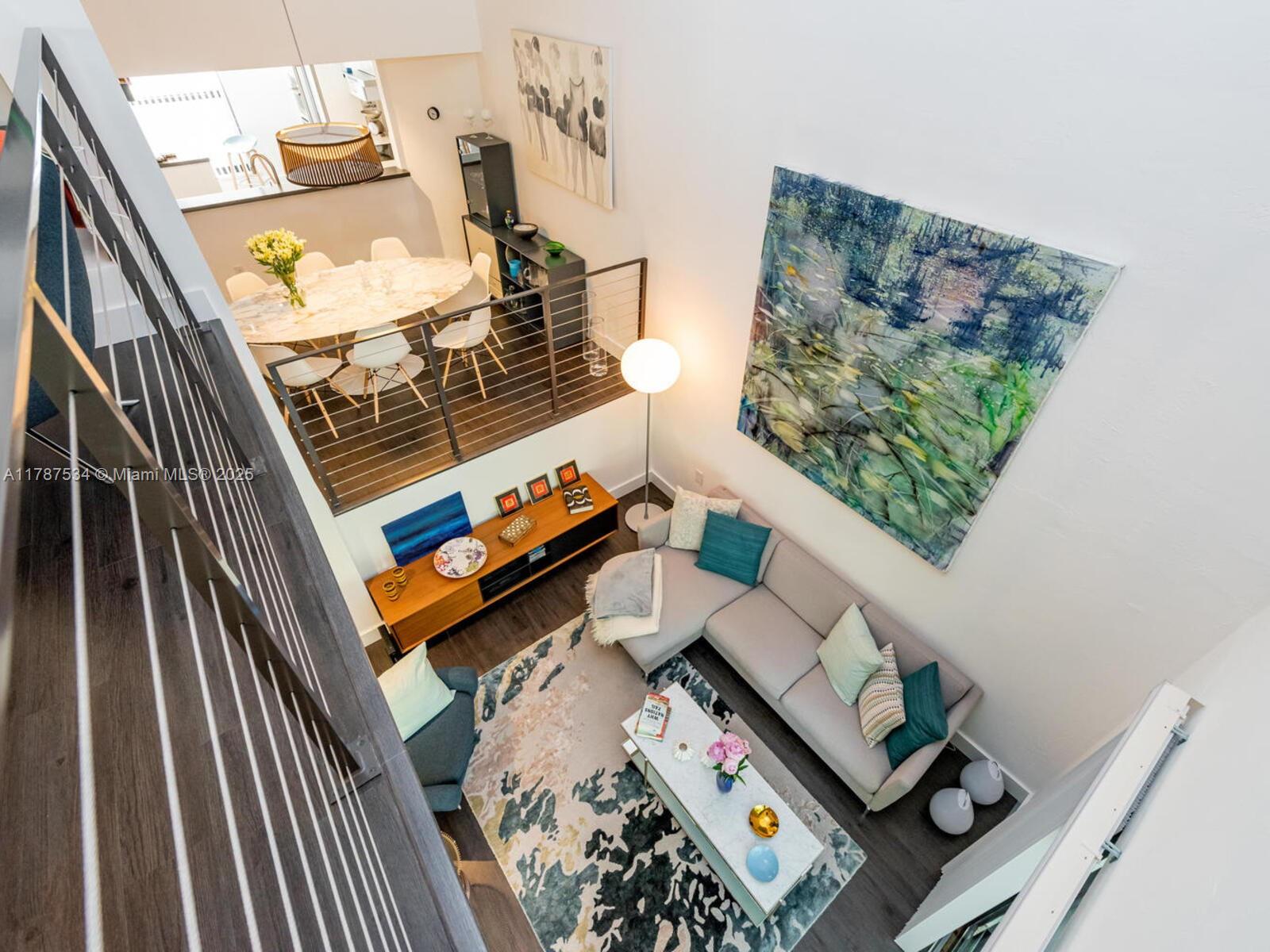3229 Mary Street, Unit 2 Miami, FL 33133 - Photo 37 of 56 an aerial view of a couch sitting on a floor
