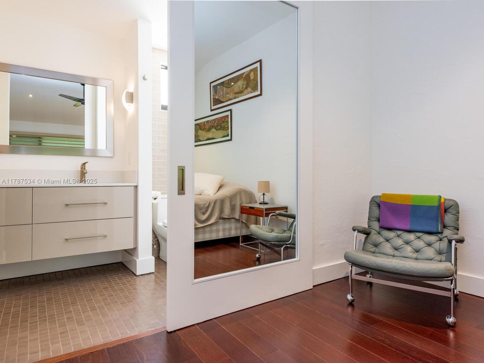 3229 Mary Street, Unit 2 Miami, FL 33133 - Photo 47 of 56 a living room with furniture and wooden floor