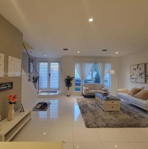 a view of a room with garden