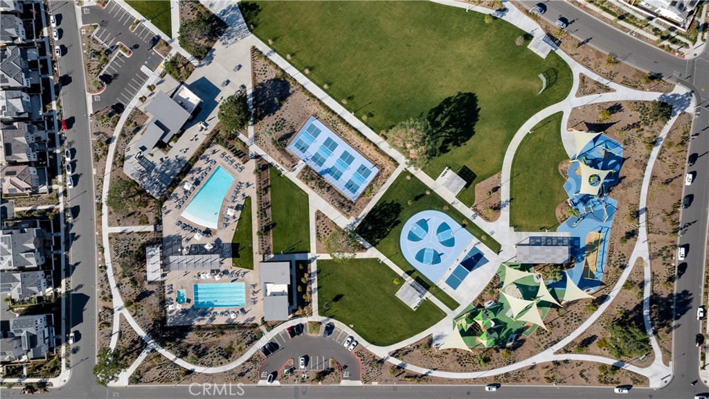 113 Junco Irvine, CA 92618 - Photo 45 of 47 an aerial view of a house with a swimming pool