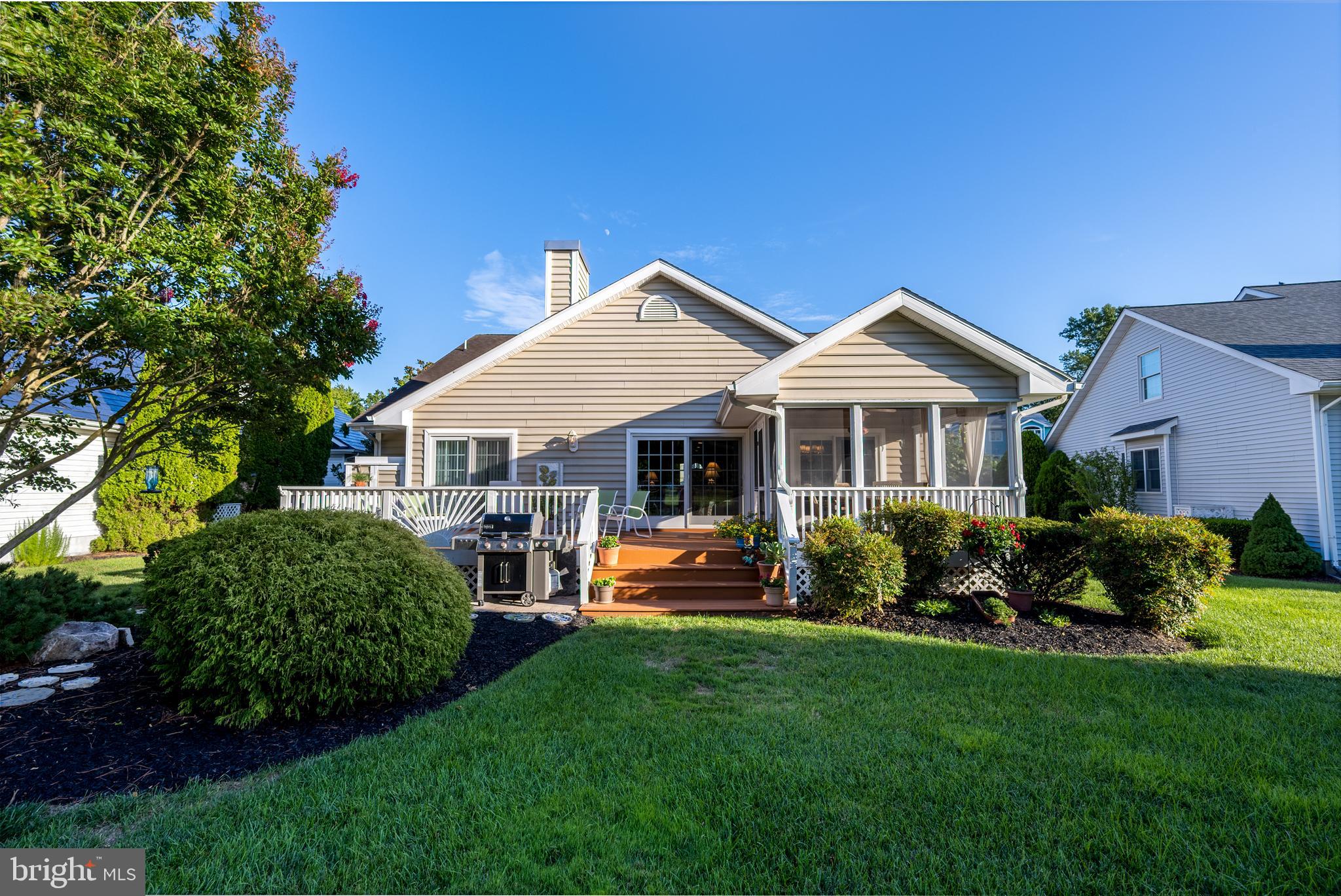 306 Walkabout Road Bethany Beach, DE 19930 - Photo 15 of 63 Landscaped Back Yard