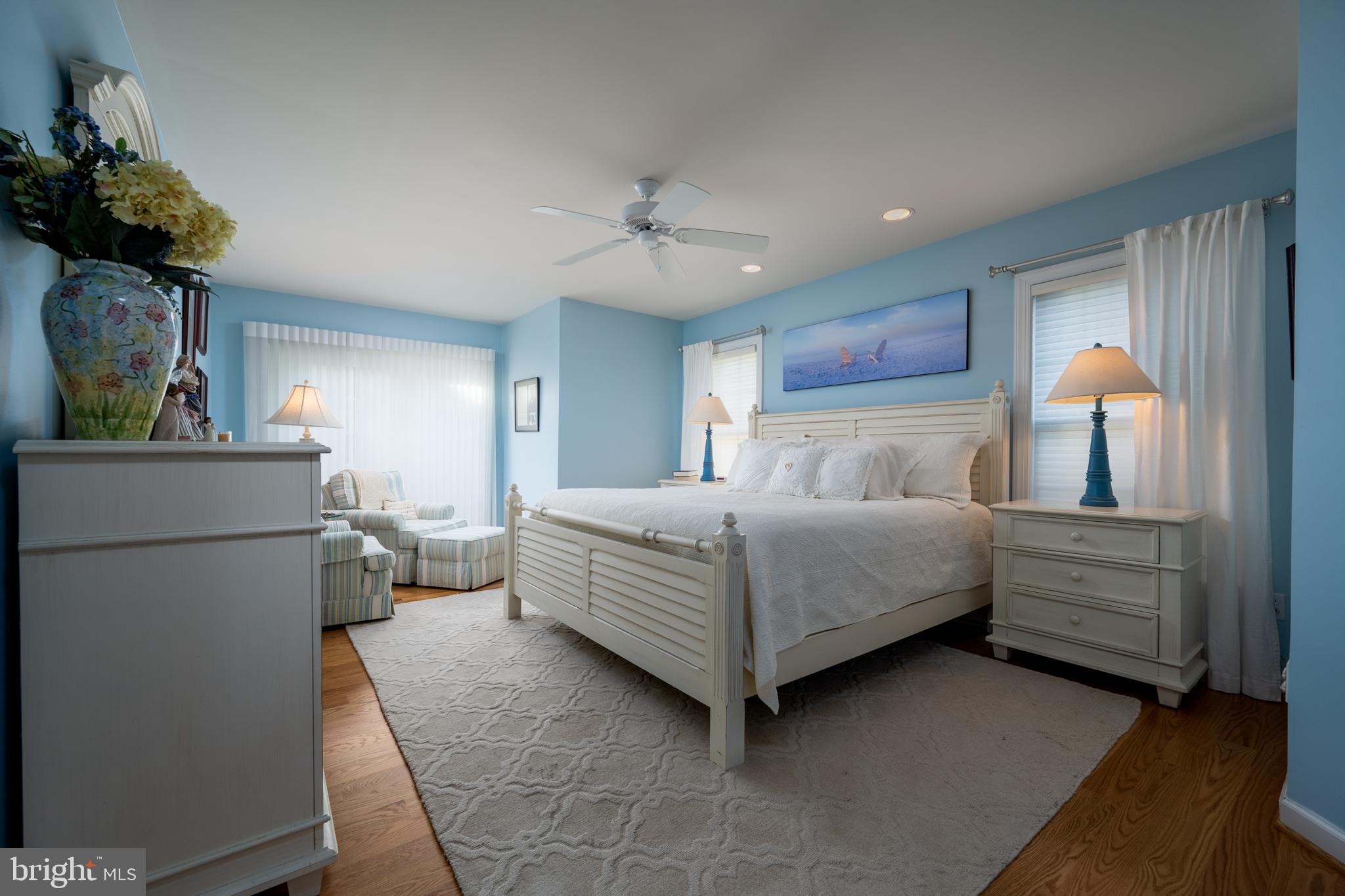 306 Walkabout Road Bethany Beach, DE 19930 - Photo 36 of 63 1st Floor Primary BR w/Sitting Area Open to Deck