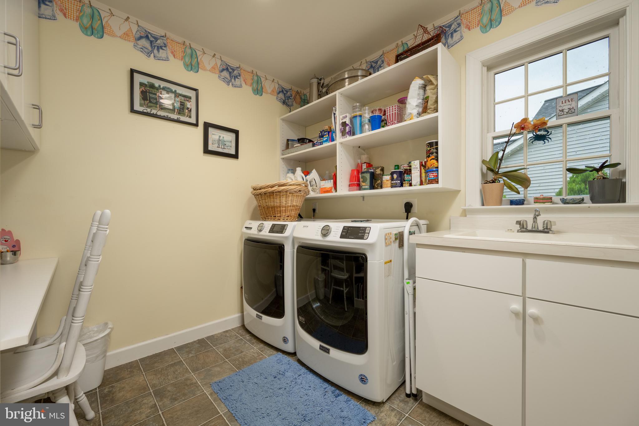 306 Walkabout Road Bethany Beach, DE 19930 - Photo 44 of 63 Laundry Room with Office Work Space