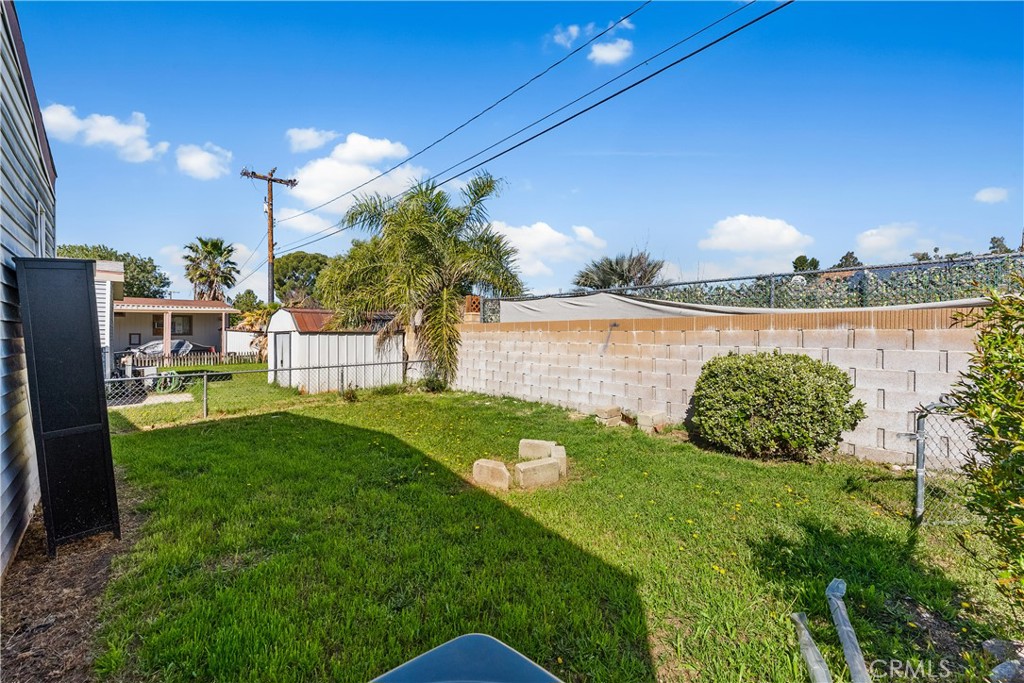 18540 Soledad Canyon Road, Unit 124 Canyon Country, CA 91351 - Photo 16 of 20 a view of a garden from a patio