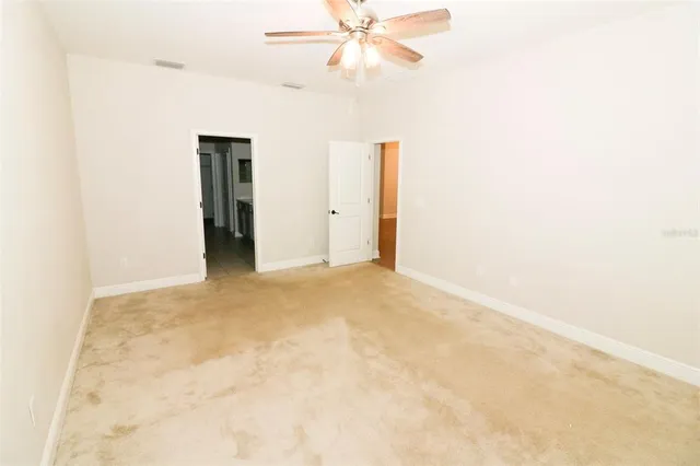 a view of an empty room